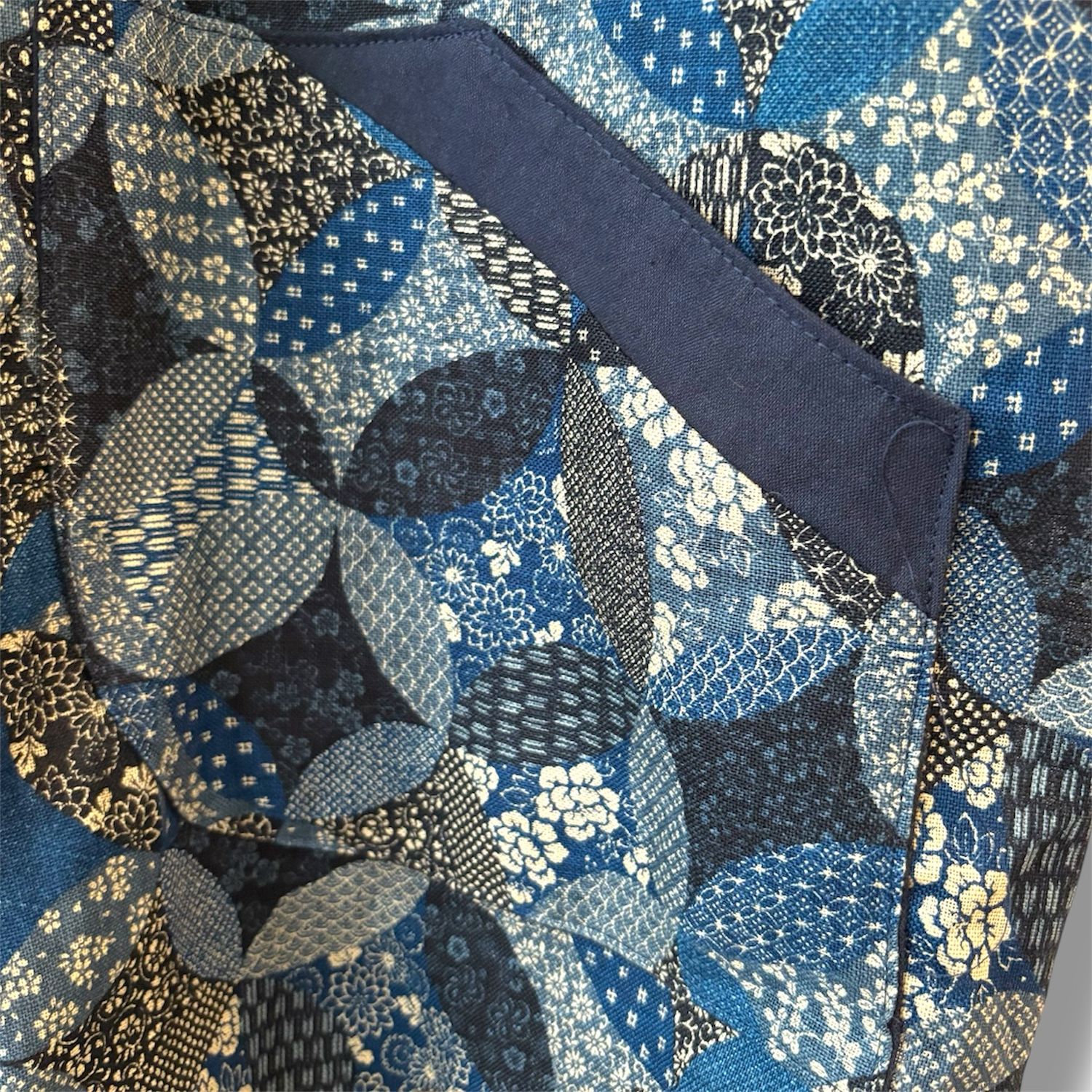 Kimono Style Outer With Three Quarter Sleeves - Cotton