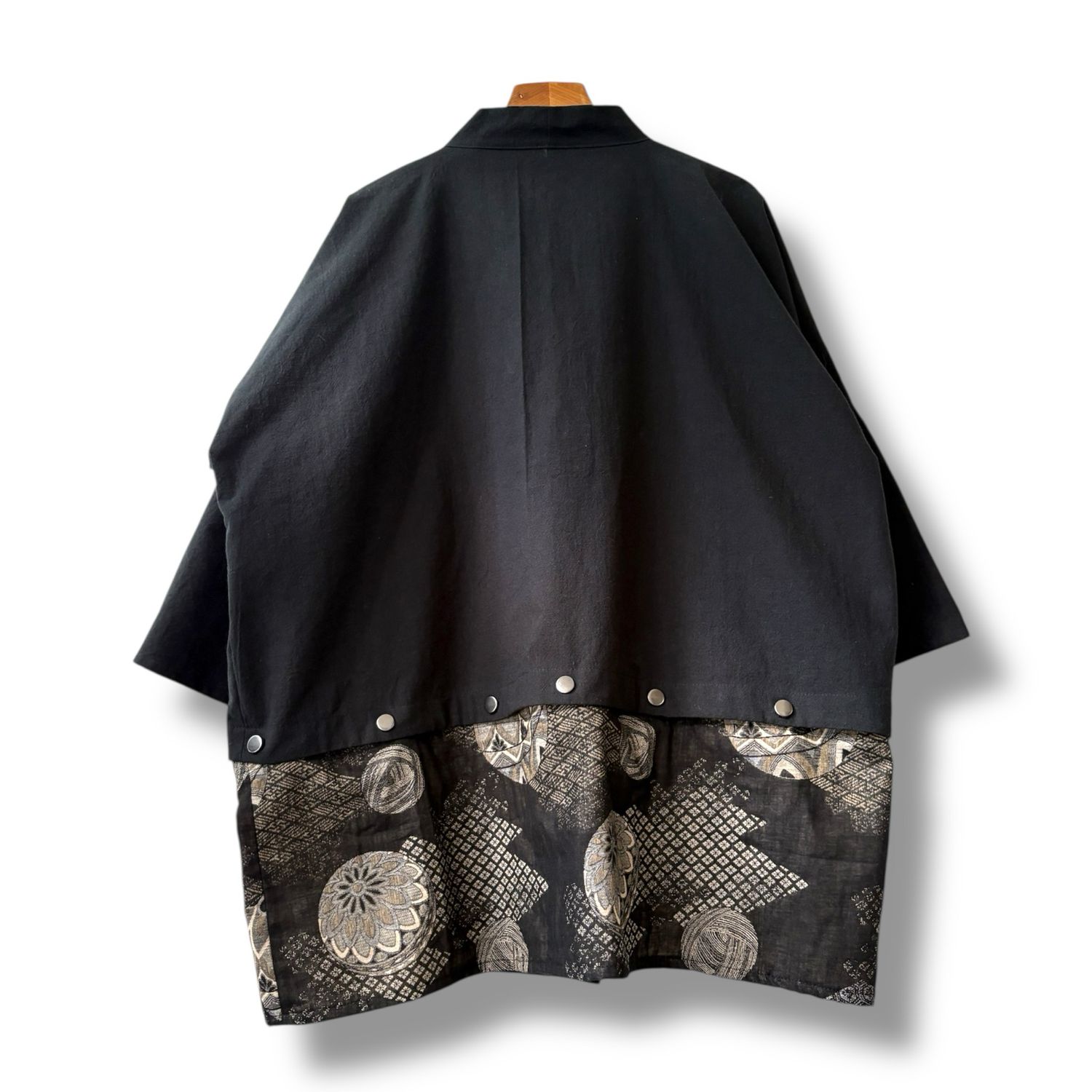 Kimono Style Outer With Three Quarter Sleeves - Cotton