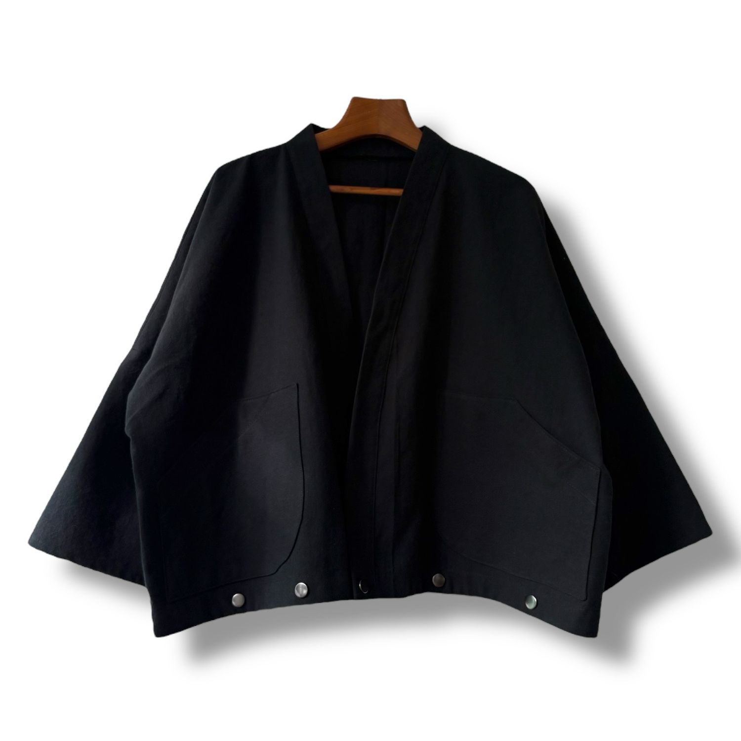 Kimono Style Outer With Three Quarter Sleeves - Cotton
