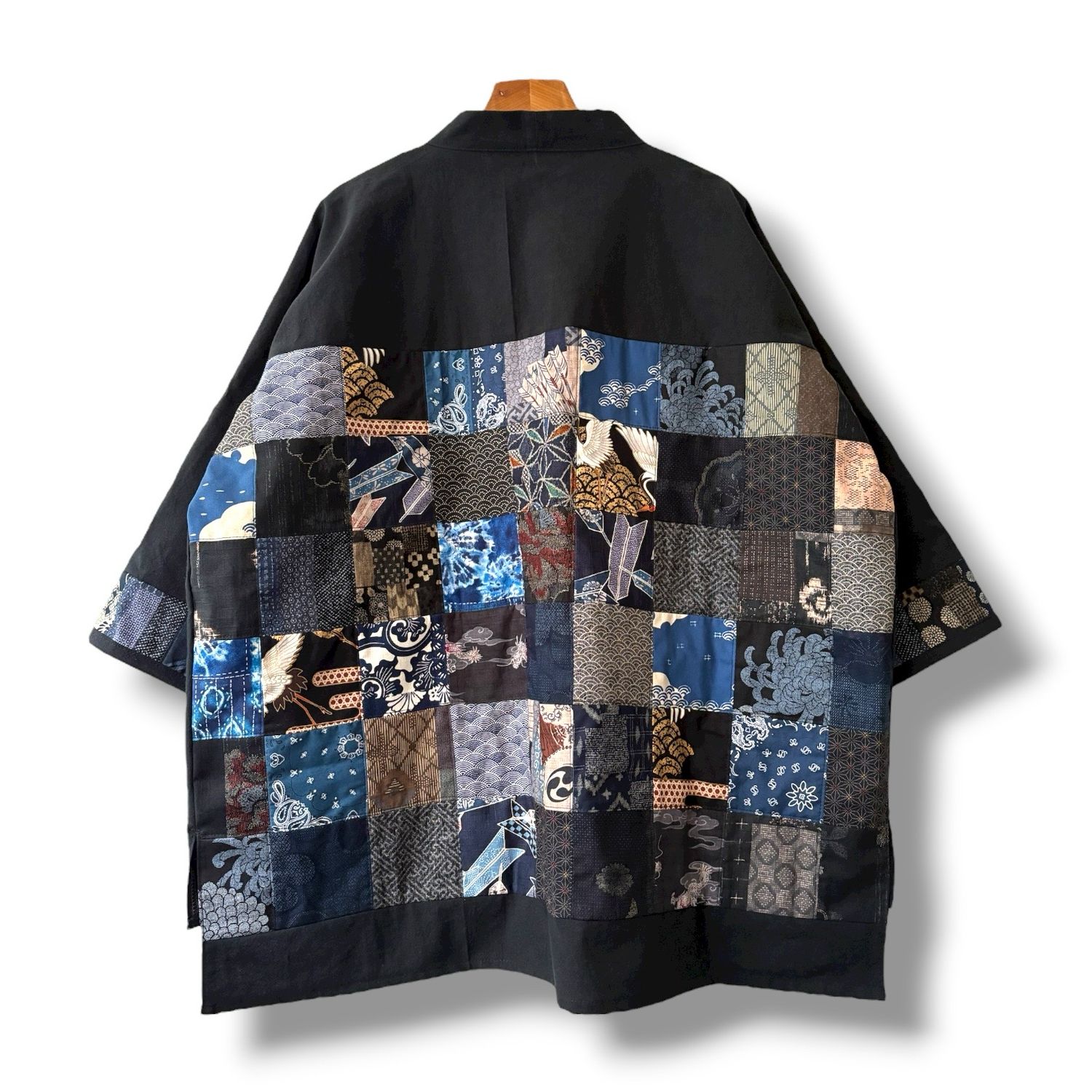Kimono Style Outer With Three Quarter Sleeves - Cotton