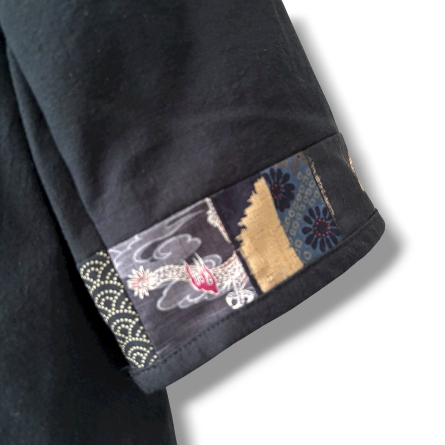 Kimono Style Outer With Three Quarter Sleeves - Cotton