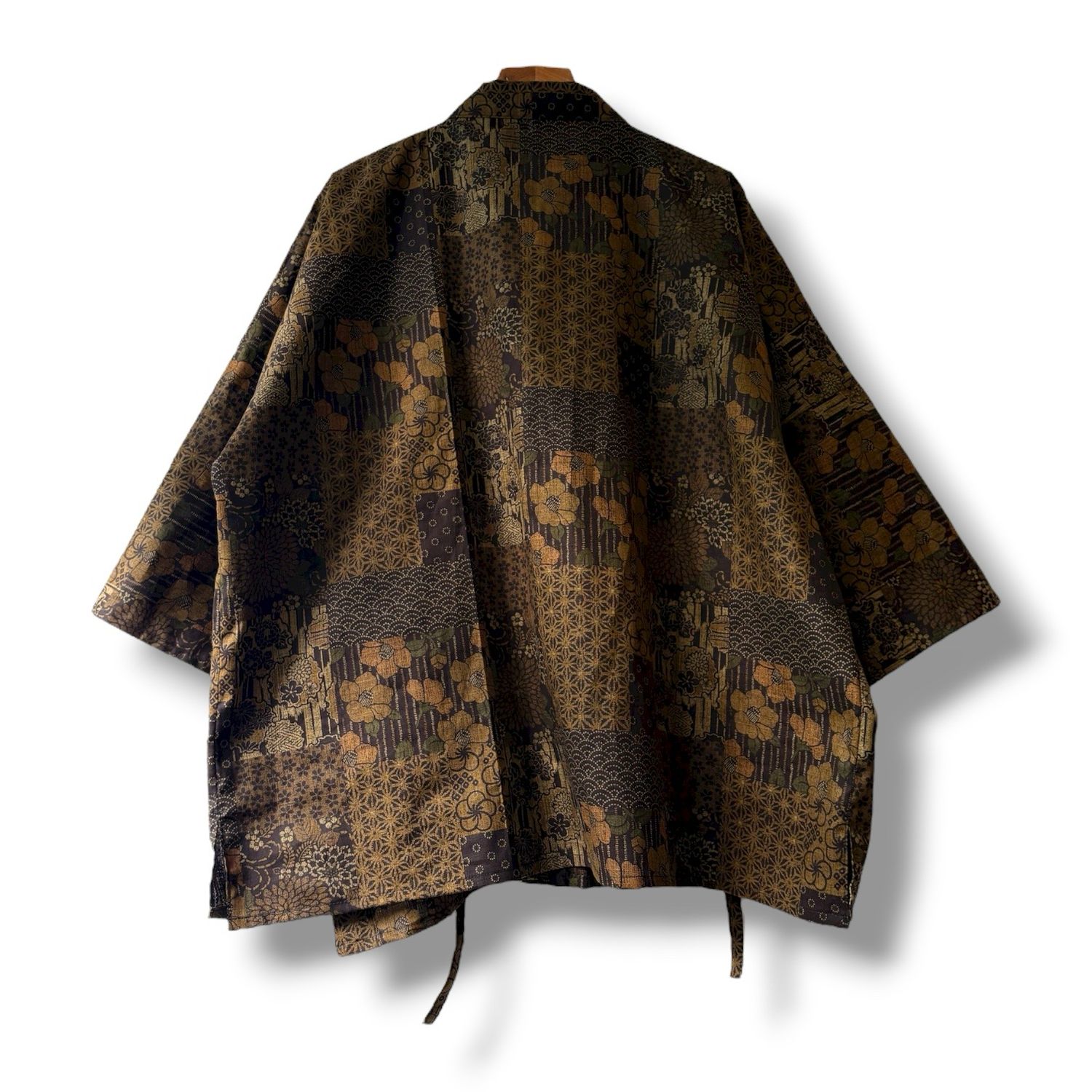 New Kimono Style Outer With Three Quarter Sleeves - Cotton