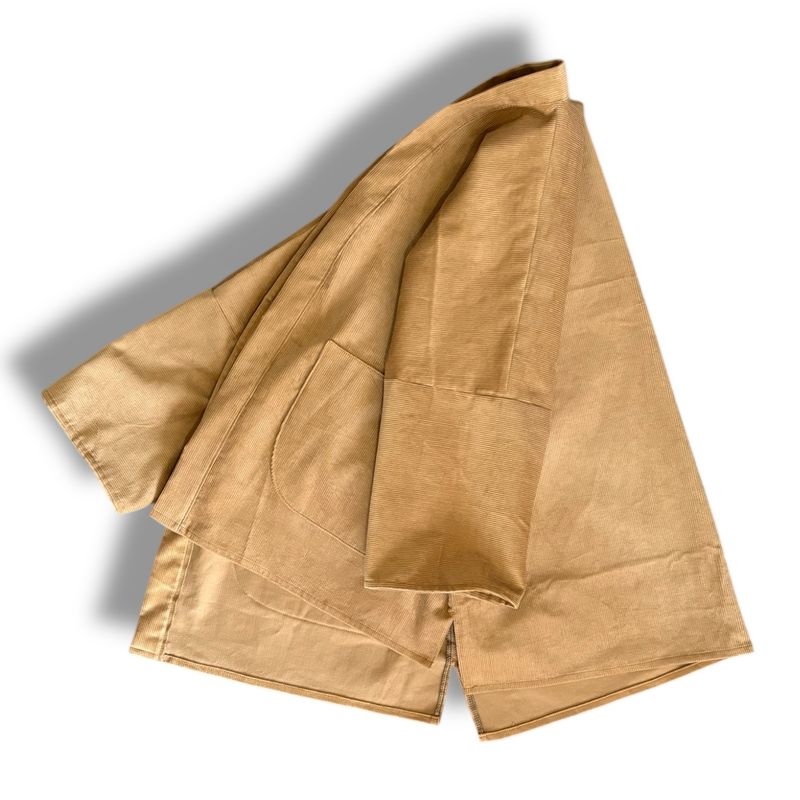Kimono Style Outer With Three Quarter Sleeves - Corduroy