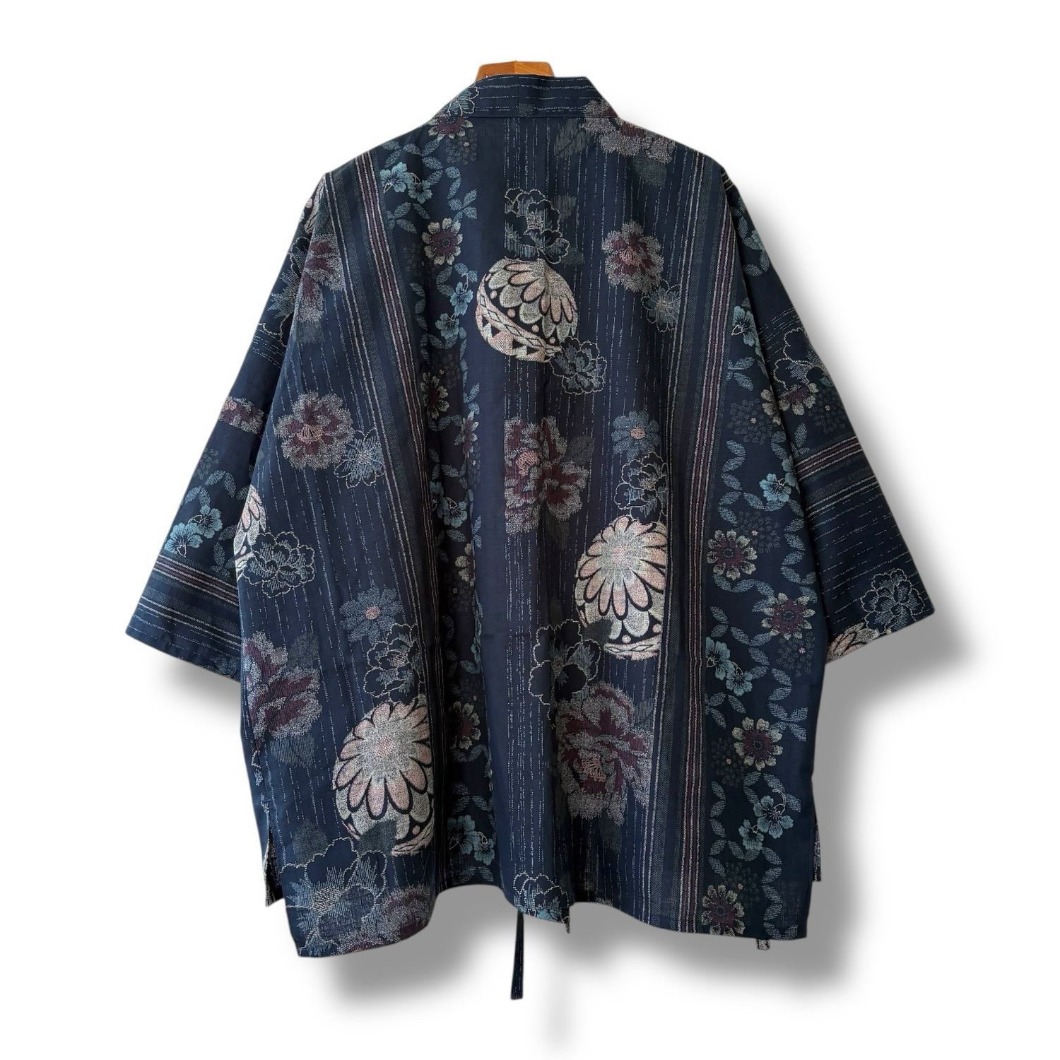 New Kimono Style Outer With Three Quarter Sleeves - Cotton