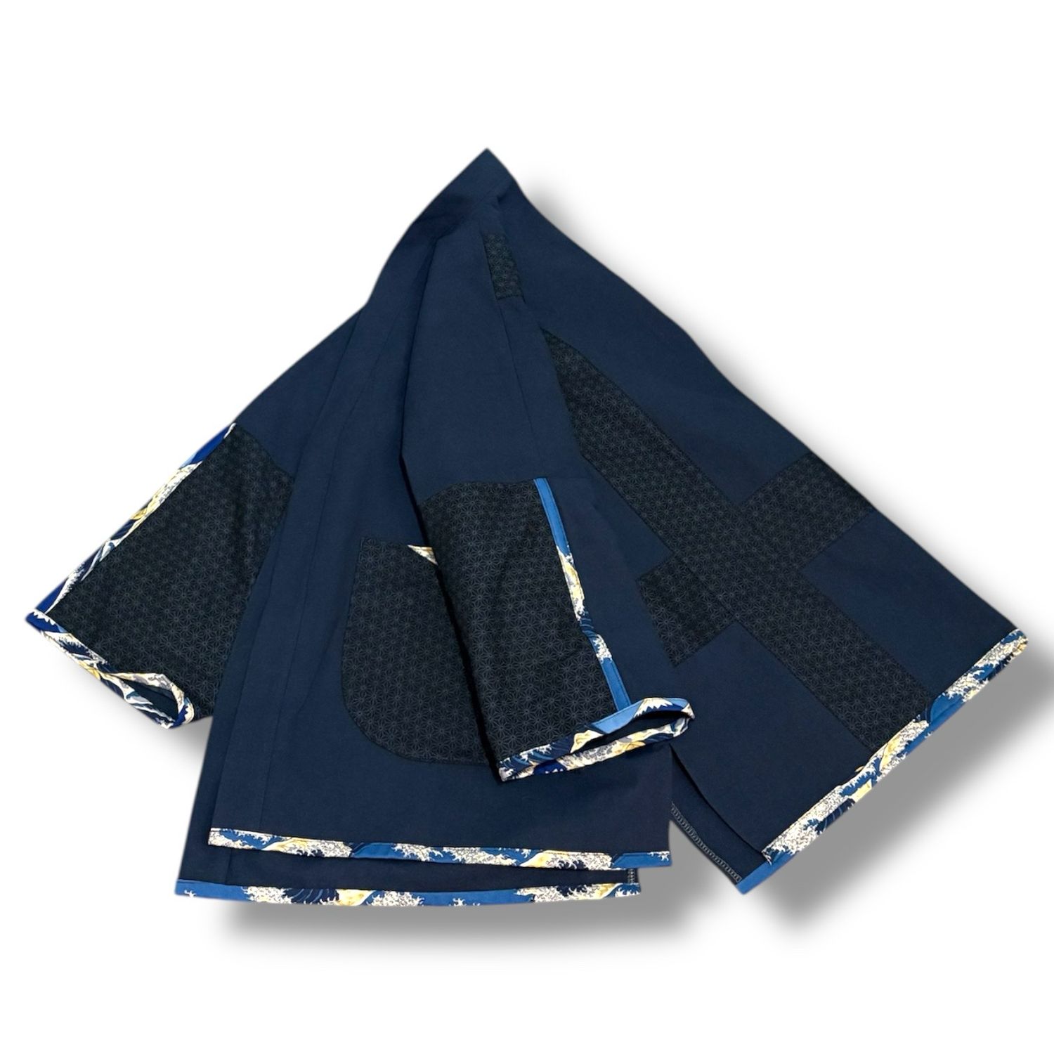 Kimono Style Outer With Three Quarter Sleeves - Cotton