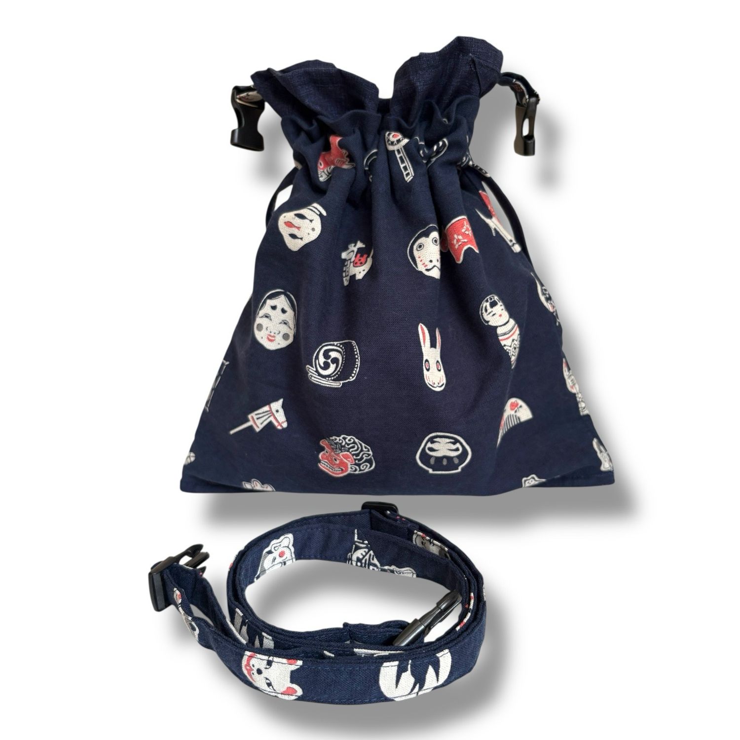 Drawstring Bag With Removable Shoulder Strap