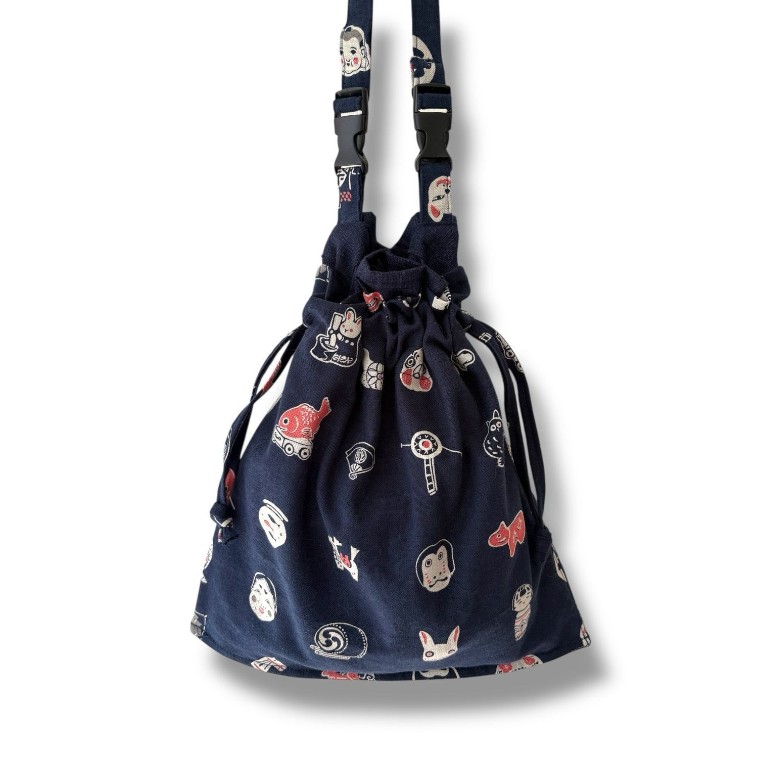 Drawstring Bag With Removable Shoulder Strap
