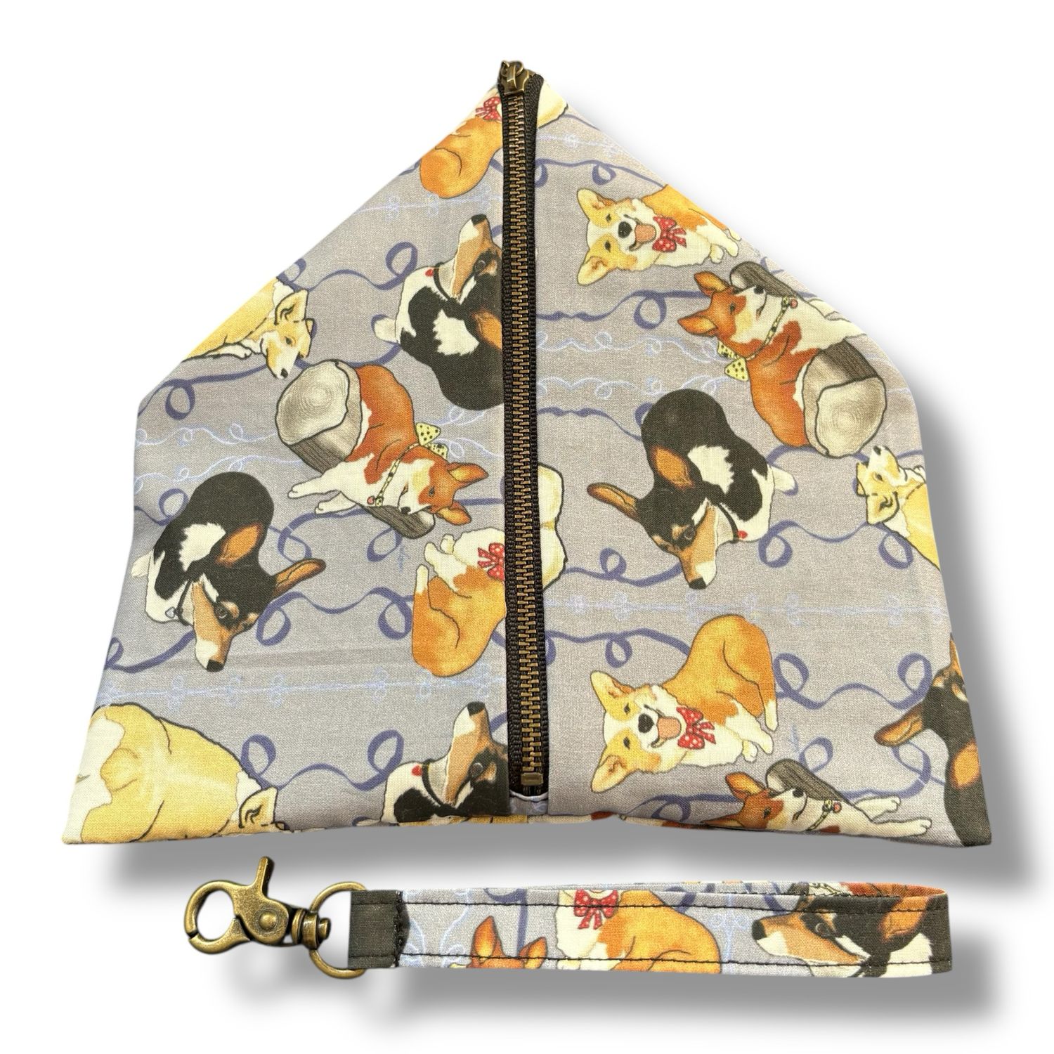 Triangle Zipper Pouch