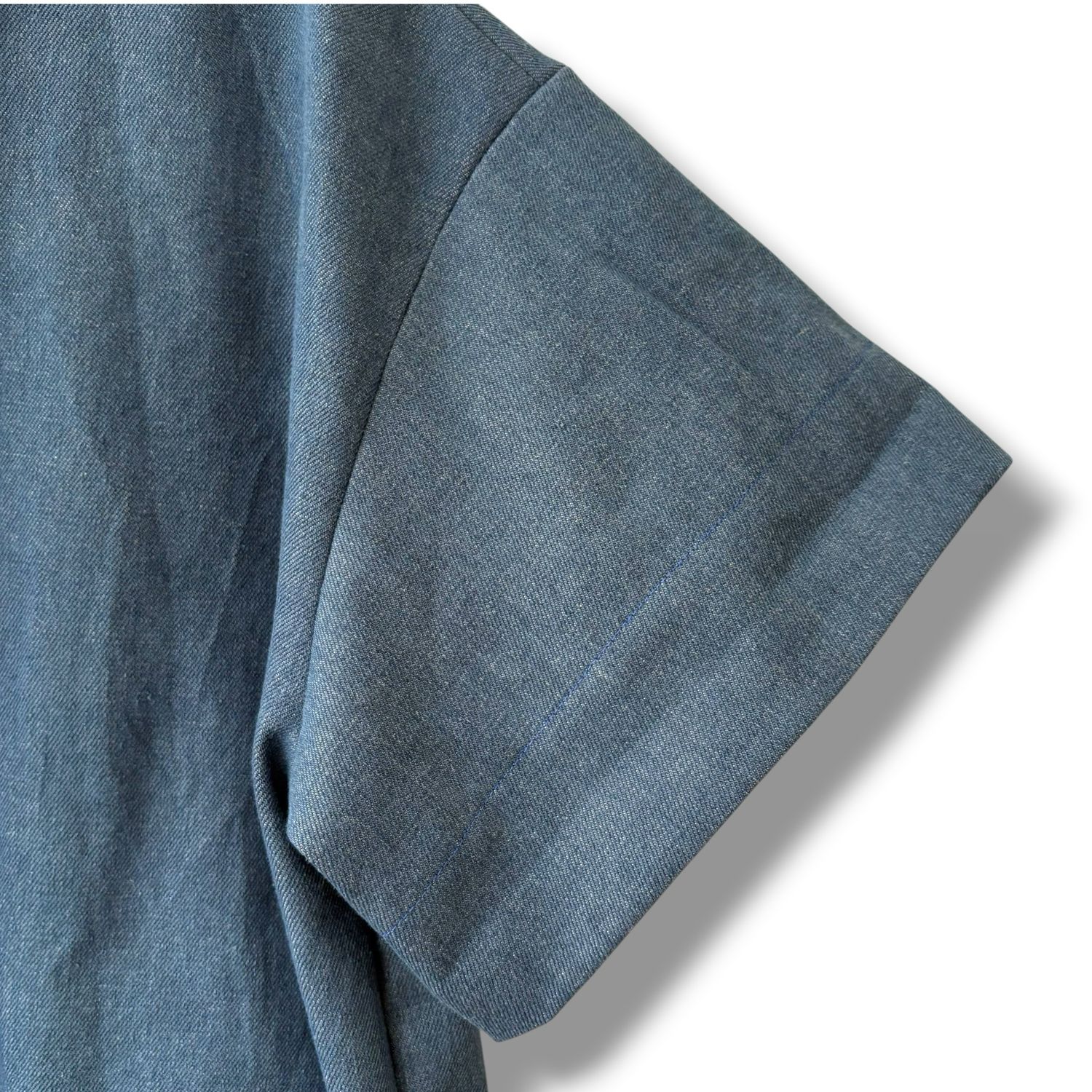 V-Neck Button Up Short Sleeves Top