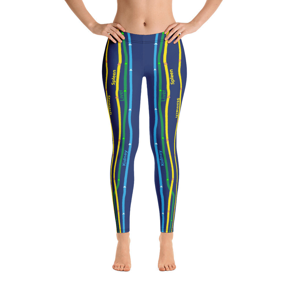 Meridian Leggings - (Blue)