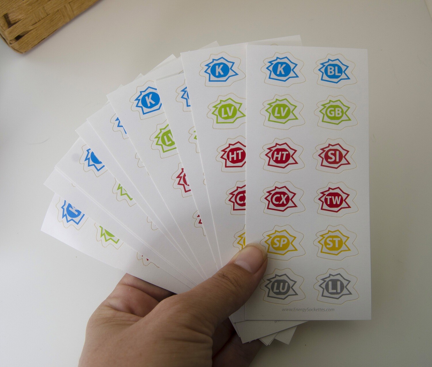 12 Acupoint  Stickers (10 pack)