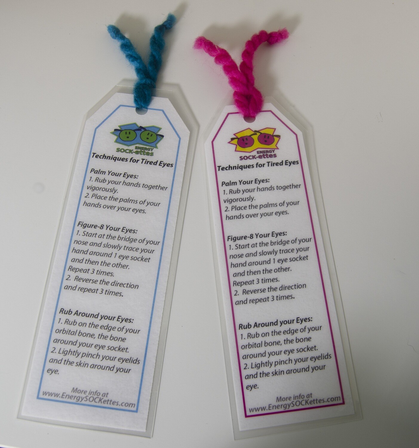 Techniques for Tired Eyes Bookmark (10 pack)