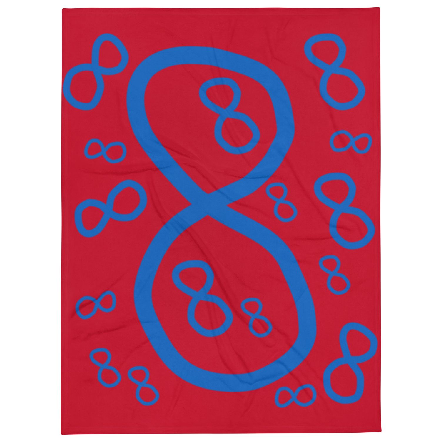Throw Blanket (red/blue)