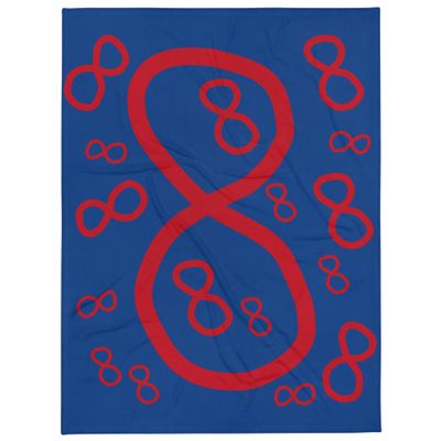 Throw Blanket (blue/red)