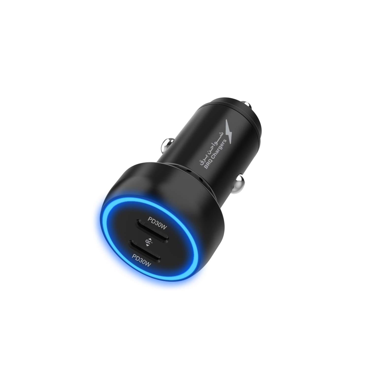 شاحن برق للمركبة ثنائي المنافذ بقوة 60 واط (نسخة الاداء العالي) | إصدار محدث شاحن برق للمركبة ثنائي المنافذ بقوة 60 واط (نسخة الاداء العالي) | إصدار محدث