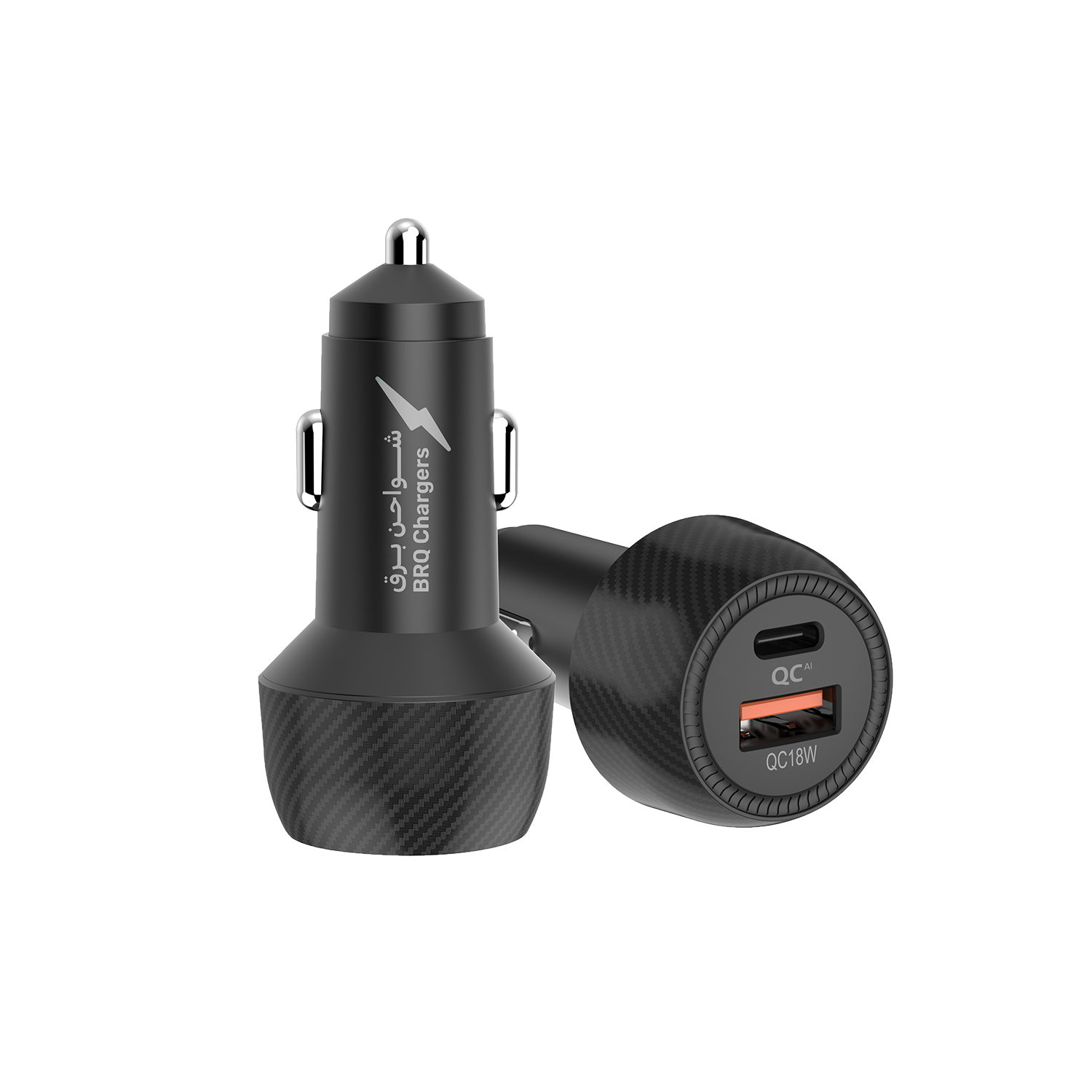 شاحن برق للمركبة ثنائي المنافذ "ايكو-كور" بقوة 48 واط (الفئة الأقتصادية)