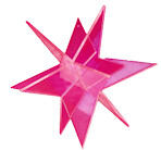 STELLA 3D rossa - grande