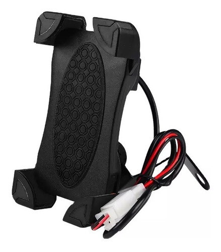 Soporte De Celular Para Moto O Bici Con Cargador 5v Y Usb