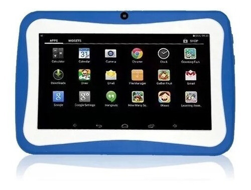 Tablet Niño Android Versión 4.4 Azul, No Baja Aplicaciones