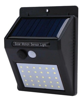 Foco LED Solar- Con Sensor De Movimiento