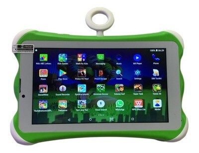 Tablet Niño Educativa 7 Pulgadas Android Wifi Verde Sim 4g