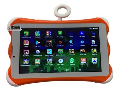 Tablet Educativa 7 Pulgadas Android Wifi Naranja Sim 4g