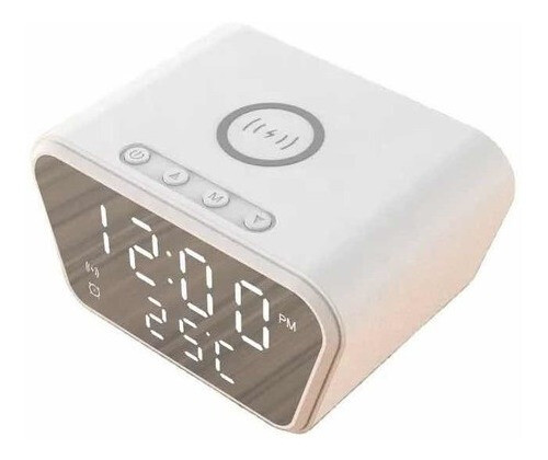 Reloj Digital Despertador con Carga Inalámbrica
