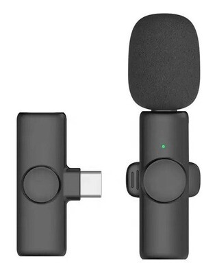 Microfono Inalámbrico Para Celular Android Tipo C Entrevista