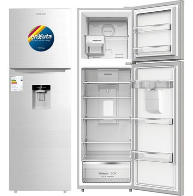 Refrigerador Enxuta Con Dispensador 2 Puertas Clase A