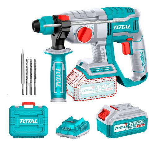 Rotomartillo Inalámbrico Total 20v, Industrial