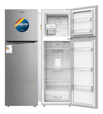 Heladera Refrigerador Frío Seco 248 Litros, Color: Plateado