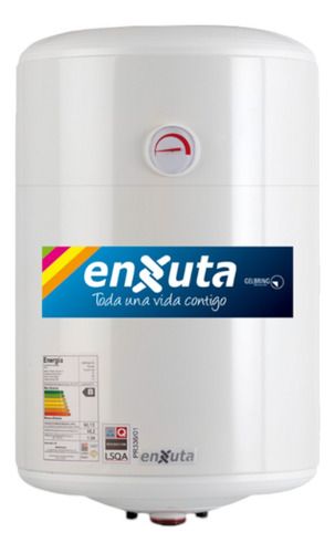 Termotanque Calefón Enxuta 80 Litros Clase B Tenx2180, Color: Blanco
