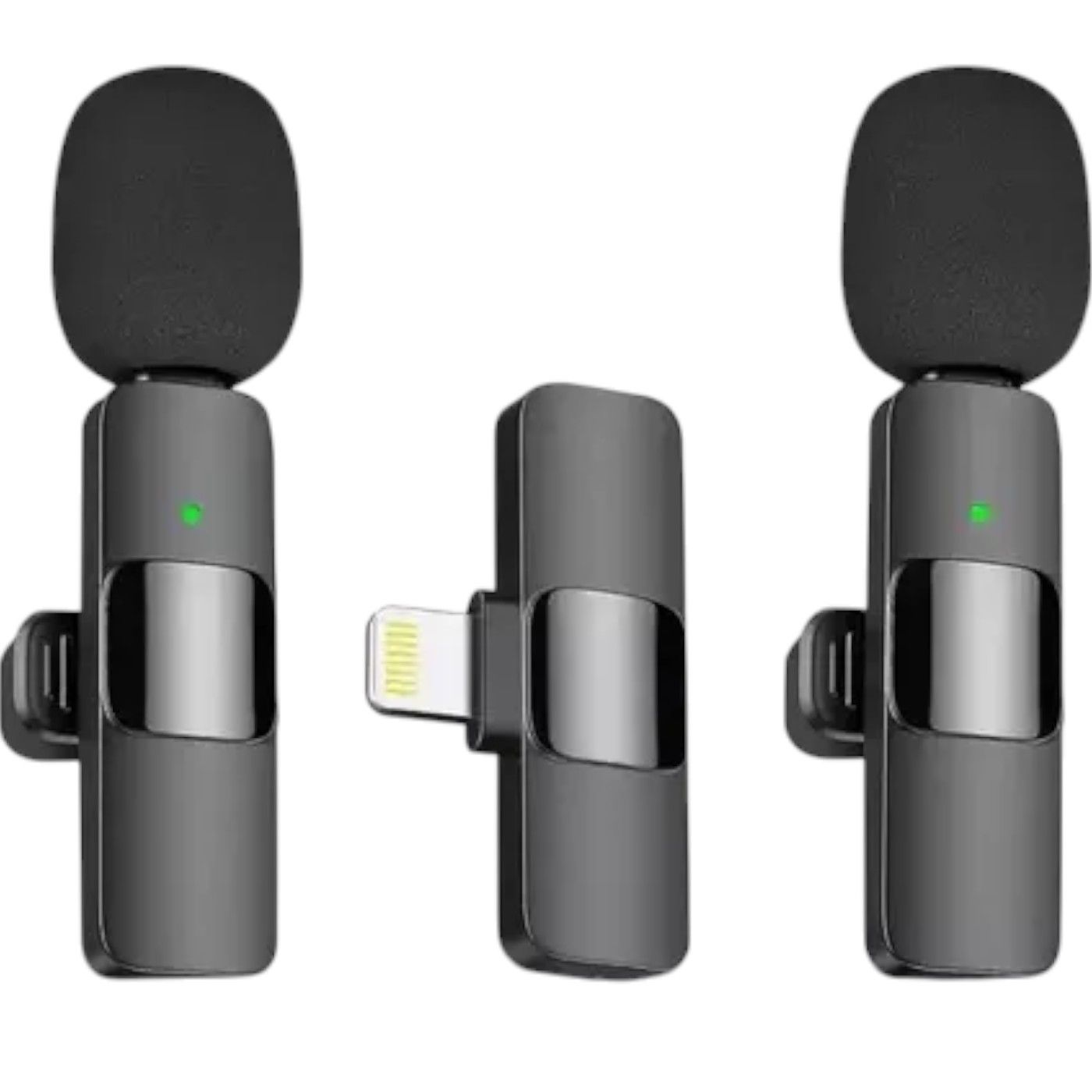 Microfono Para Celular Inalambrico Android - iOs, Color: Negro