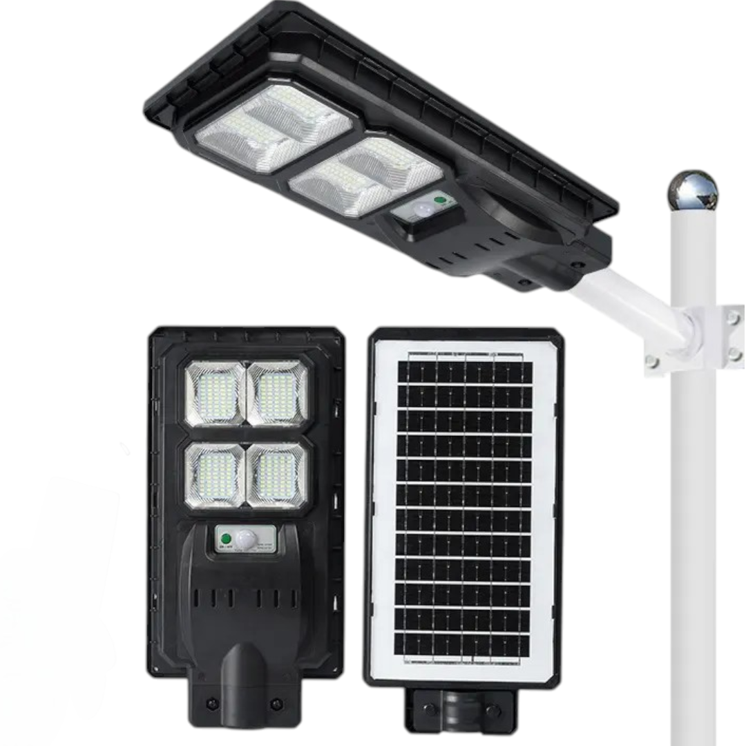 Foco Solar Led Exterior 200w Soporte Y Control