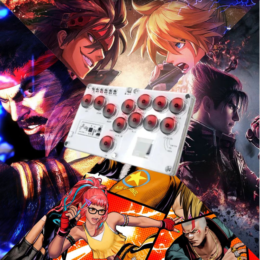 Arcade Stick Tipo Hitbox Sky2040-a01 Pc Xbox Ps3 Ps4 Switch