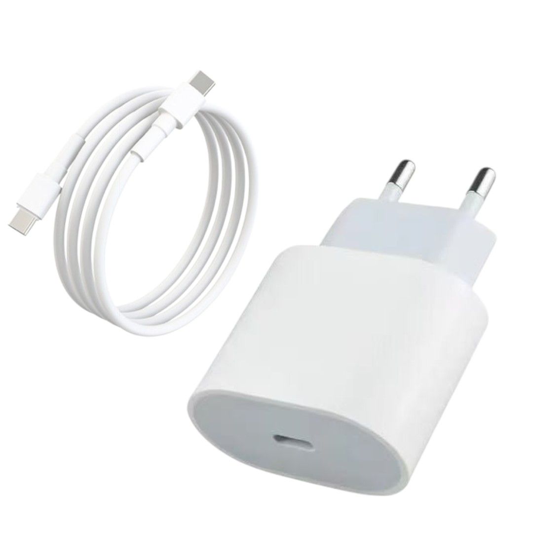 Cargador Carga Rapida 20w Usb Tipo-C a Usb Tipo-C