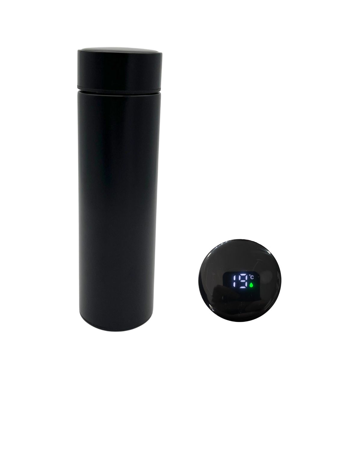 Botella Térmica Sensor Temperatura Acero Inox 500ml