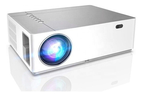 Proyector Led Con Hdmi Vga Usb Av, Color: Blanco