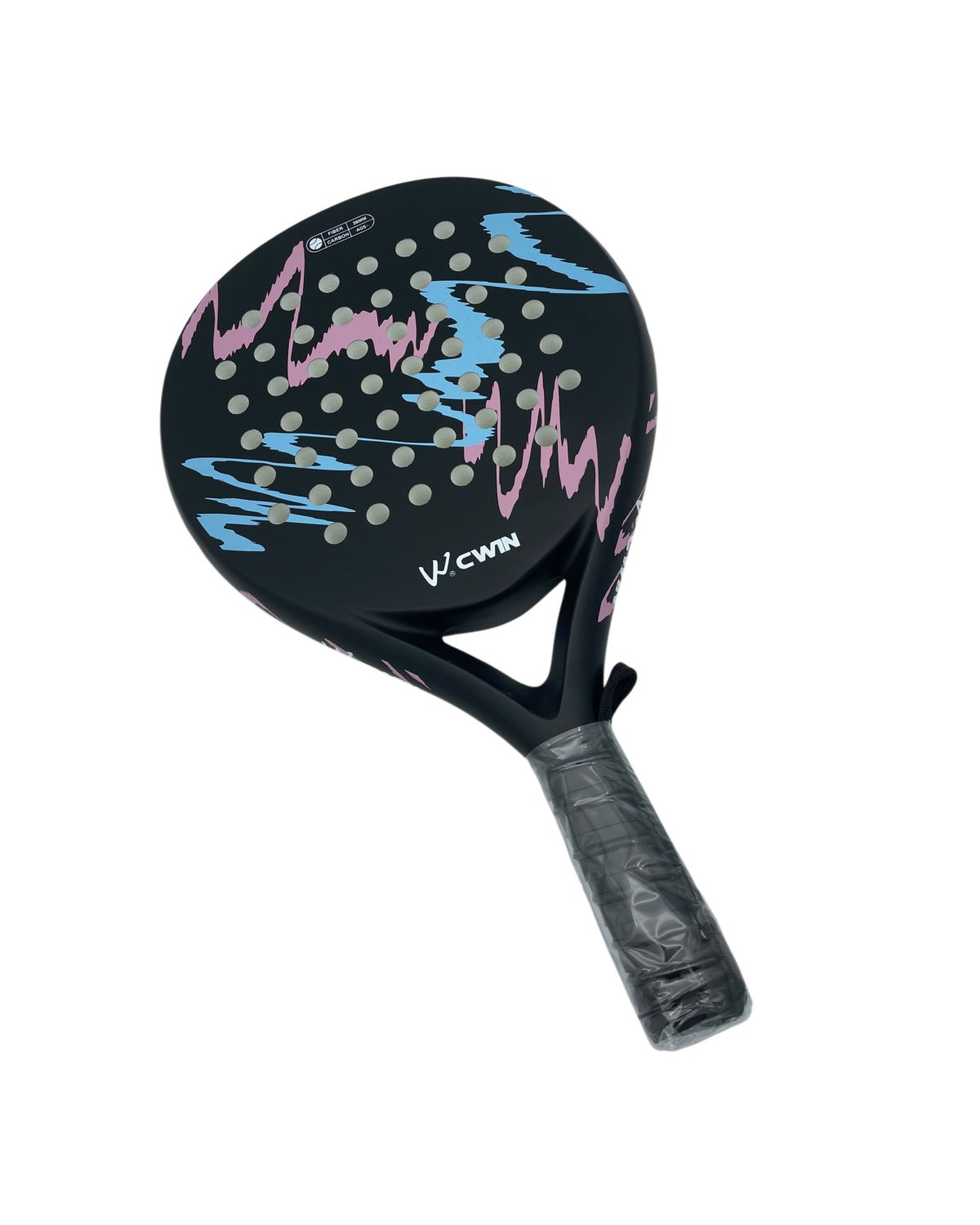 Paleta De Padel Profesional Camewin 4018 Negra + Funda
