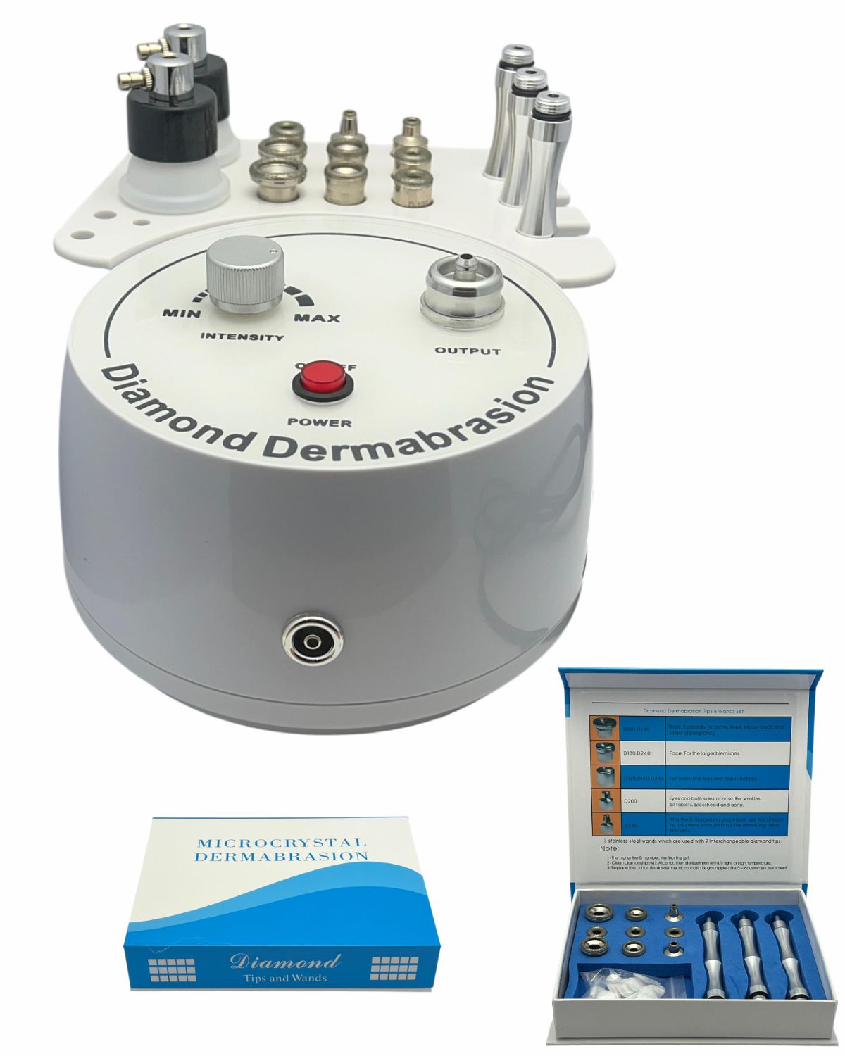 Máquina De Microdermabrasión 3en1 Puntas De Diamante