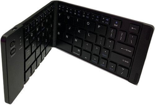 Teclado Plegable Bluetooth Android Ios Windows Inalambrico, Color del teclado: Negro