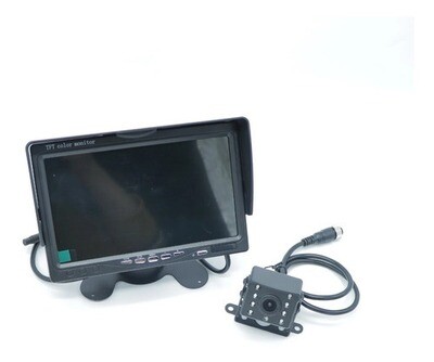 Combo DVR Con Pantalla Y 4 Camaras Full HD Para Camión