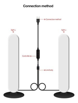 Iluminador De Ambientes Lámparas LED Smart X1