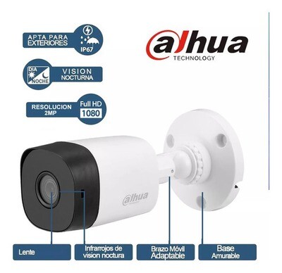 Kit De Seguridad 4 Camaras Bullet Exterior
