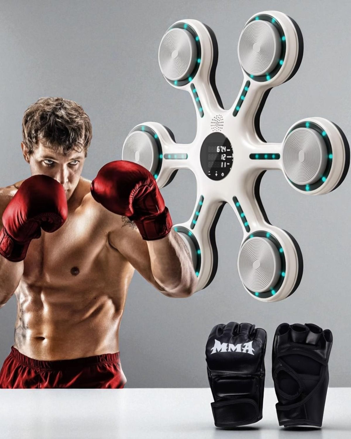 Máquina de Boxeo Musical con Bluetooth