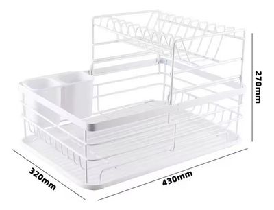 Escurridor Organizador Con Cubiertero 11 Platos