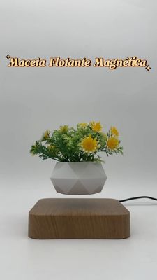 Maceta Giratoria Flotante Magnética Decorativa