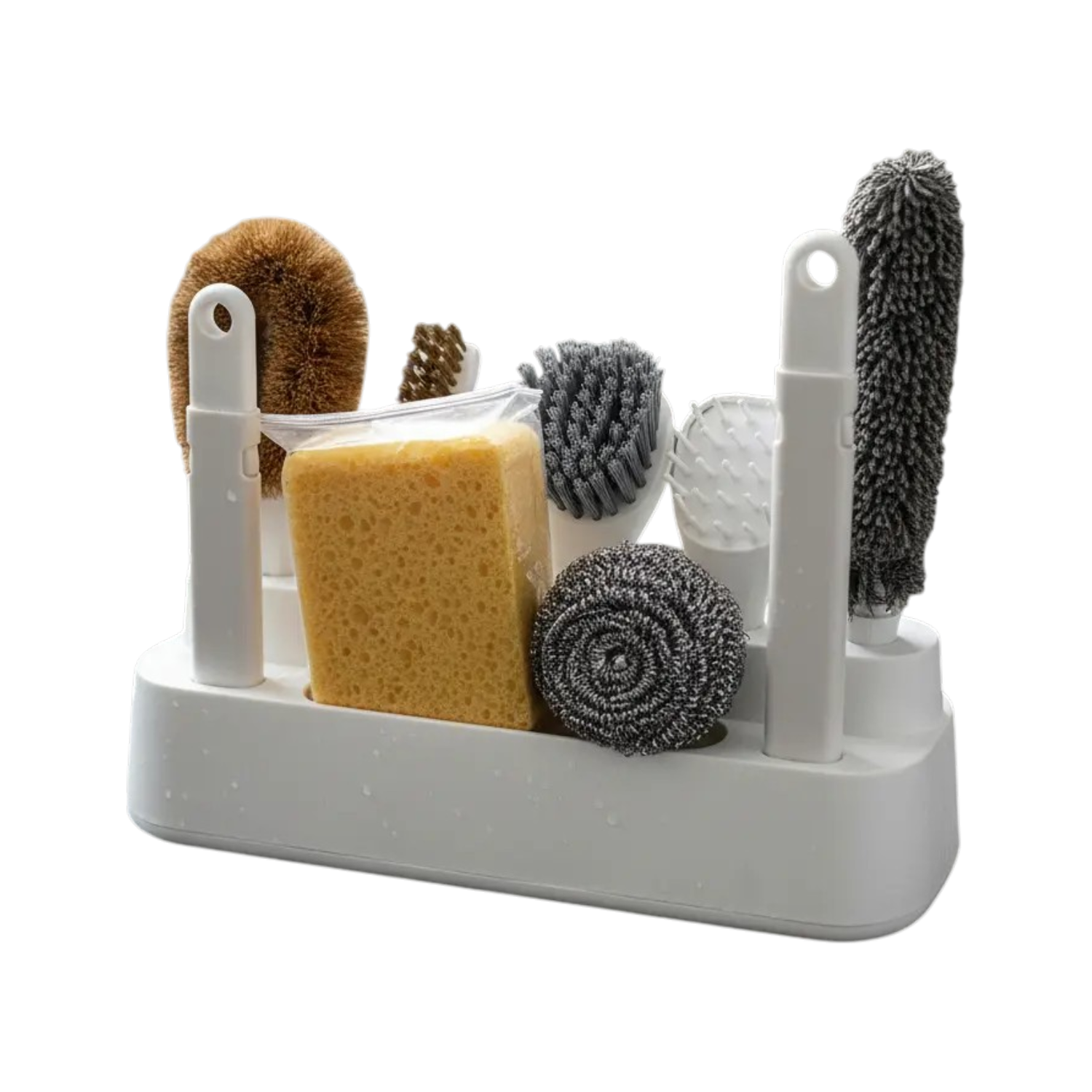 Set De Limpieza 6 En 1 Con Escurridor Colgante Cepillos