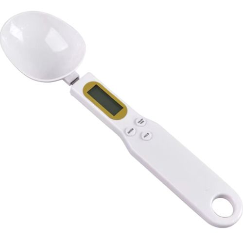 Balanza Cuchara Medidora Digital Cocina 500g, Capacidad máxima: 500 g, Color: Blanco