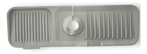 Protector Contra Salpicadura De Goma Para Grifo 45, Acabado: Silicona, Color: Gris